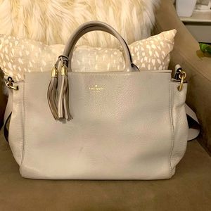 Kate Spade Grey Leather Tote